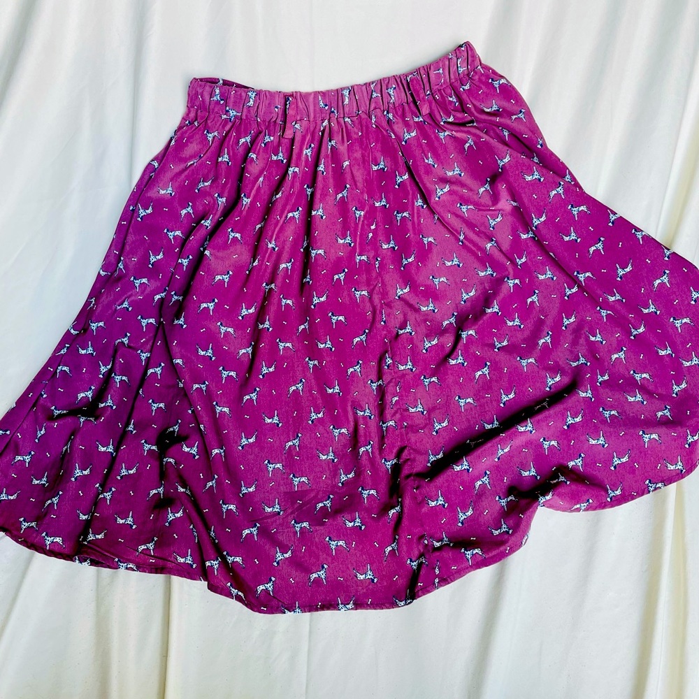 Vintage Dalmatian Dog Skirt